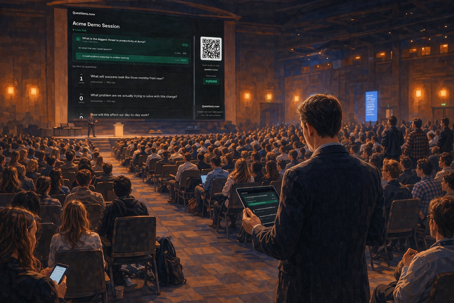 The Complete Guide to Moderating Q&A at Large Events (500+ People)